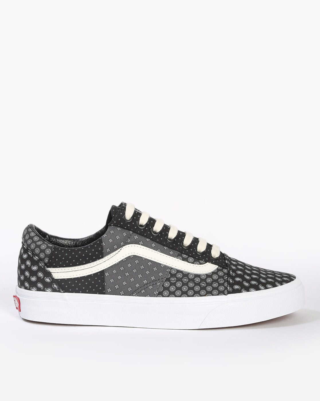 Old Skool Micro Print Lace-Up Sneakers-Vn0a3wkt9xj