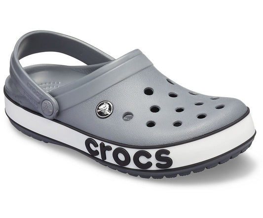 Crocband Bold Logo Charcoal/Black Unisex Clog-206021082 - Discount Store