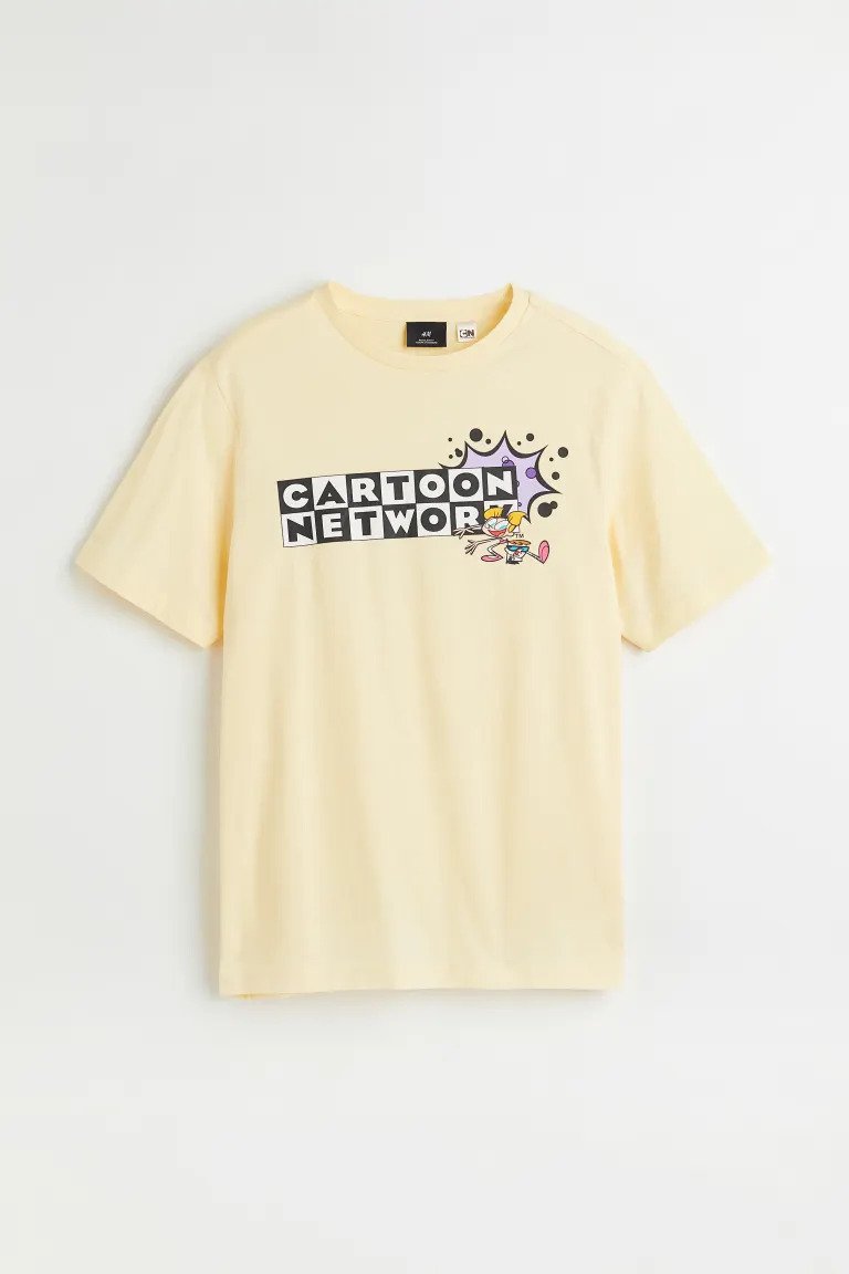 Regular Fit T-shirt-Light yellow/Cartoon Network-0973277013