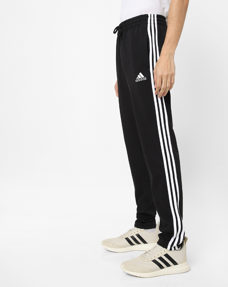 Side Striped Track Pants with Drawstring-Hc1886