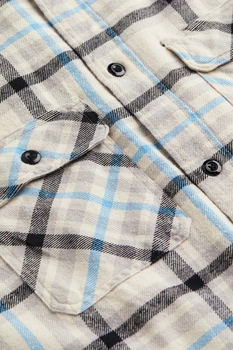 Relaxed Fit Overshirt-1070734003