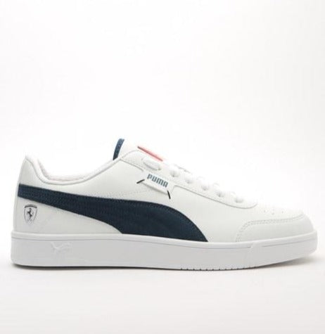 Ferrari Style Court Legend Lace-Up Casual Shoes-306538 02