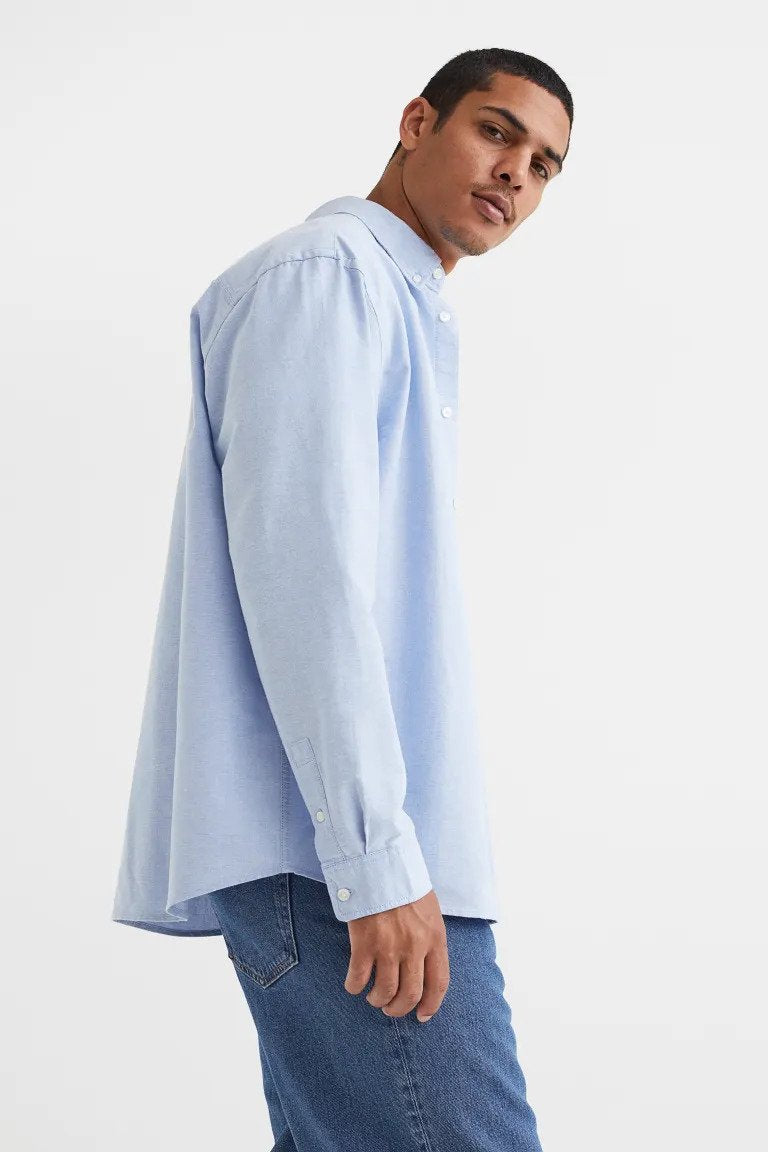 Relaxed Fit Oxford Shirt-1036739005