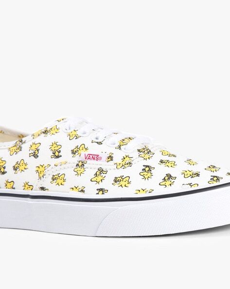 Peanuts Print Low-Top Lace-Up Casual Shoes-Vn0a38emoqz1