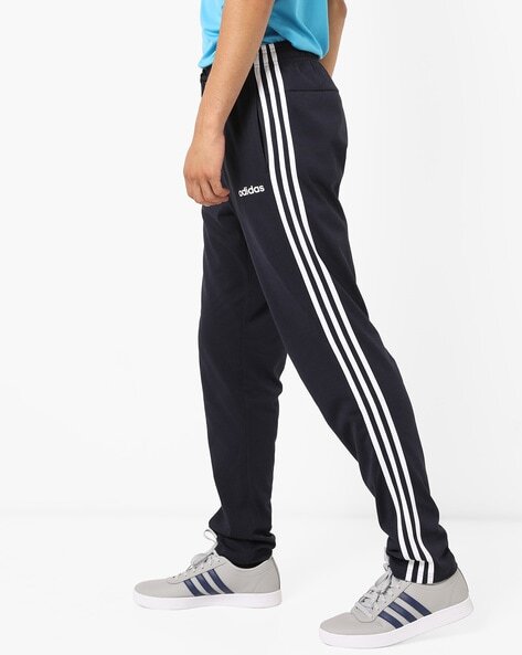DY1579-Striped Track Pants with Elasticated Waistband-DY1579