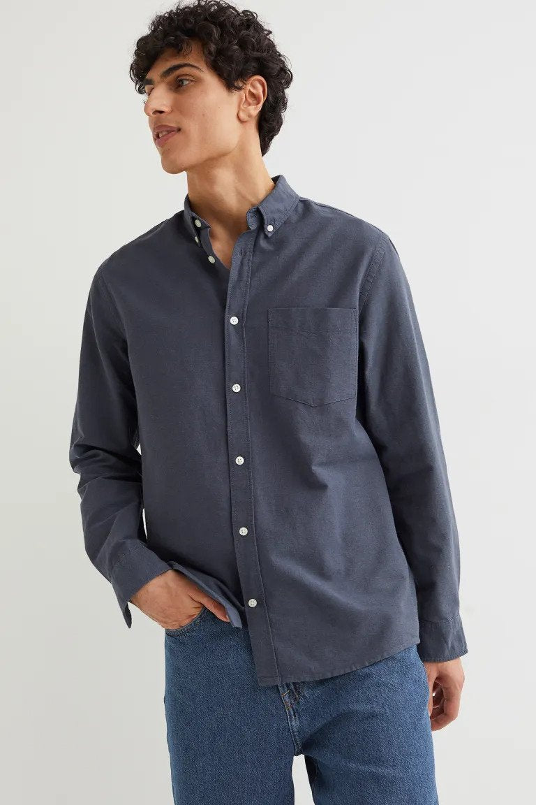 Regular Fit Oxford shirt-1013956011