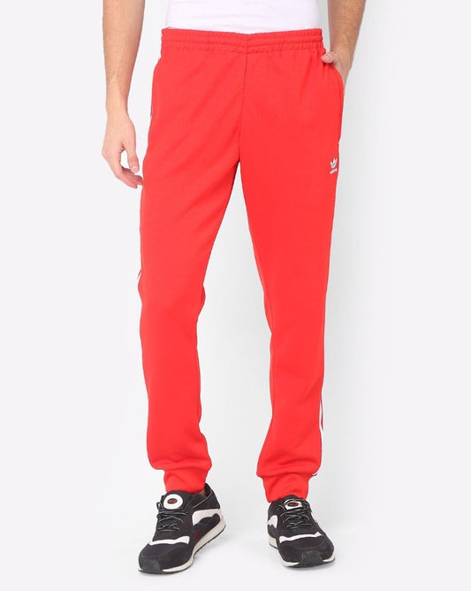 Straight Fit Track Pants with Branding-H06713