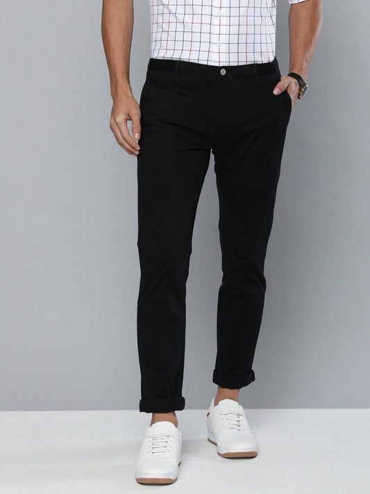 Men Black 511 Slim Fit Solid Waterless Chinos-17456-0001