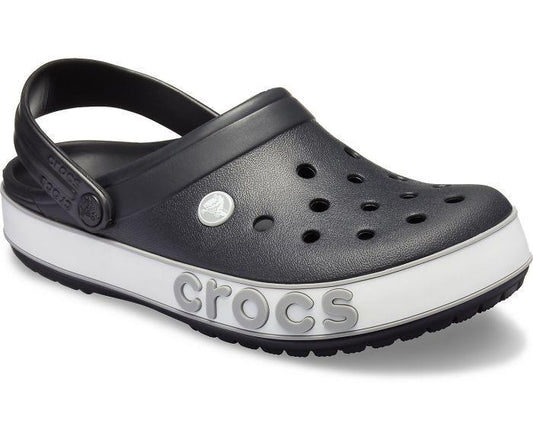 Crocband Bold Logo Black/Light Grey Unisex Clog-20602102g - Discount Store
