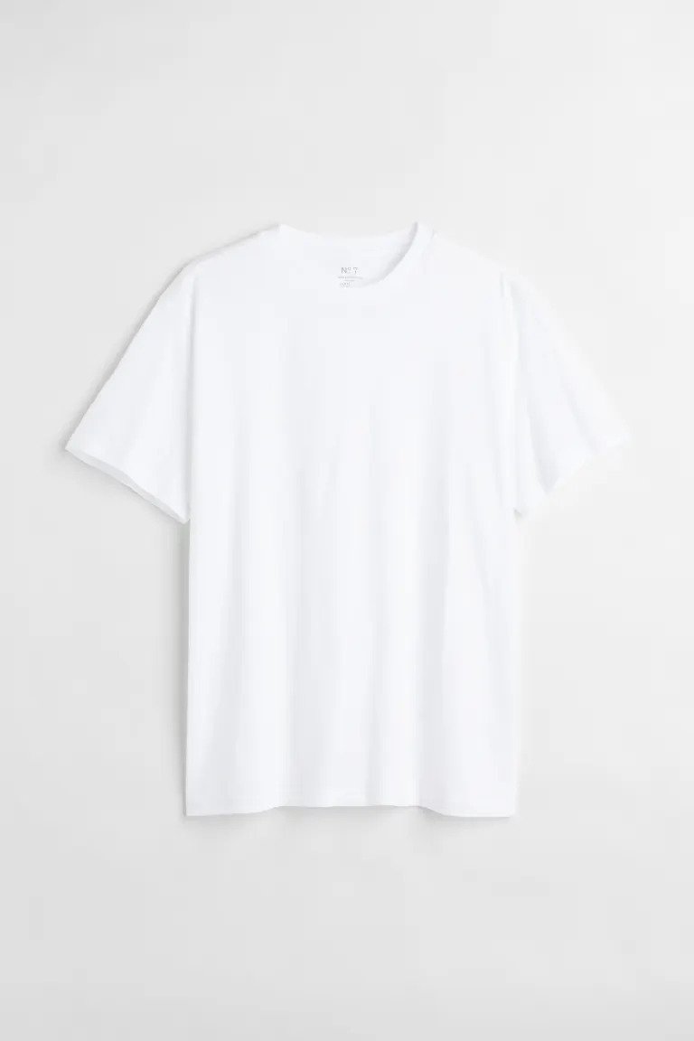 Regular Fit Round-neck T-shirt-0685816001