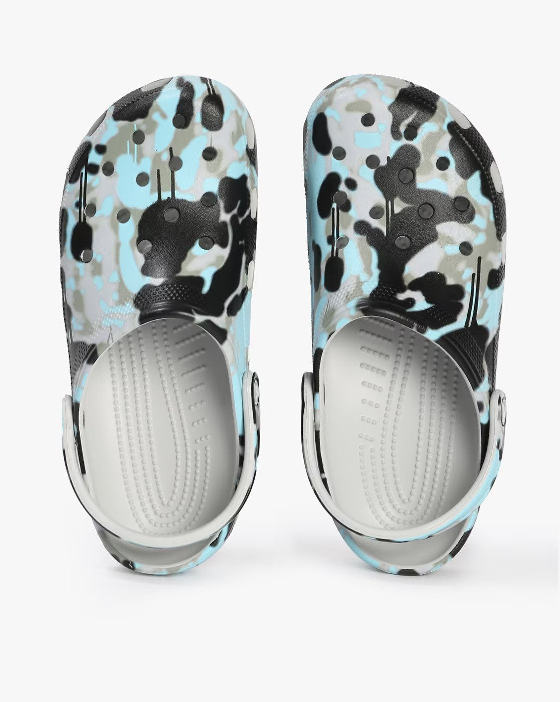Camouflage Print Clogs with Slingback-208261-1ft