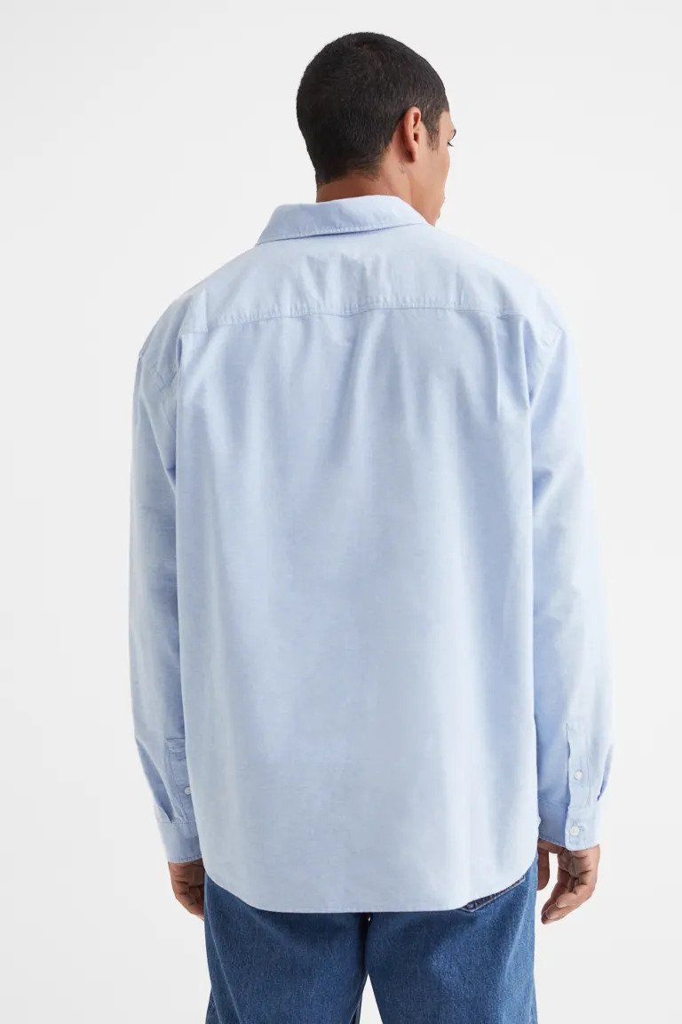 Relaxed Fit Oxford Shirt-1036739005