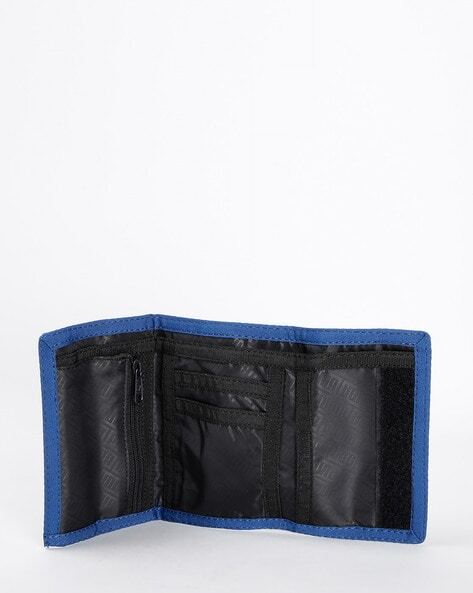 Textured Tri-Fold Wallet with Velcro Closure-07561709