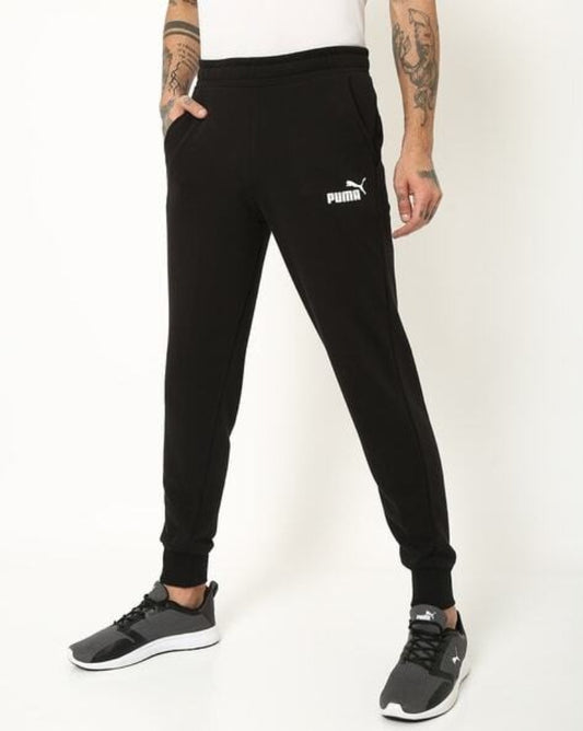 Essentials Logo Print Knit Joggers-58671601