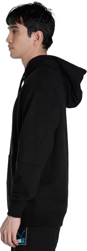 Men Full Sleeve Solid Hooded Sweatshirt-53566101
