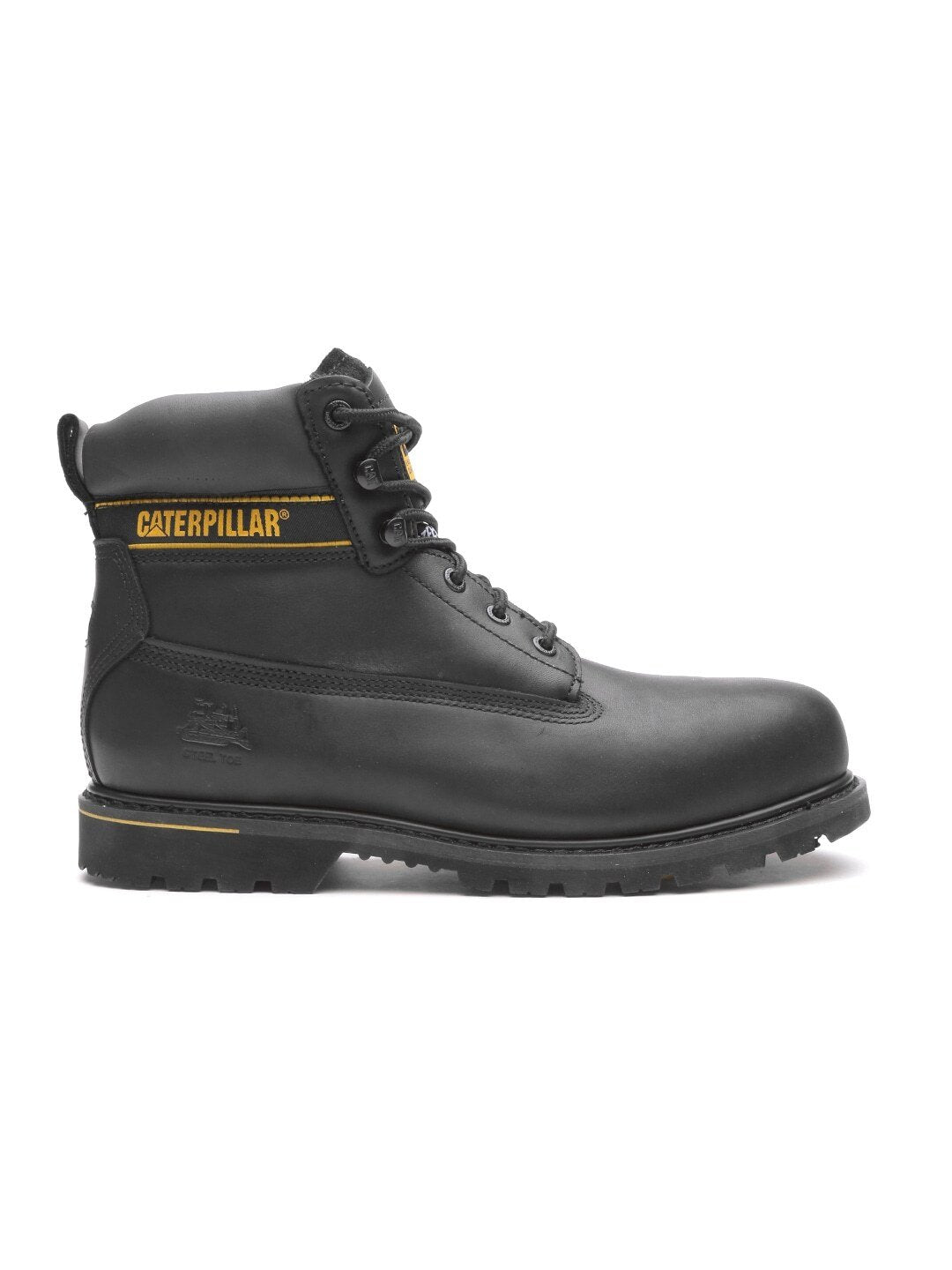 Men Black Holton ST Leather Boots - Discount Store
