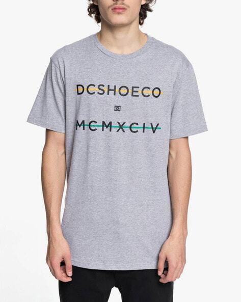 typographic Print Crew-Neck T-shirt with Branding