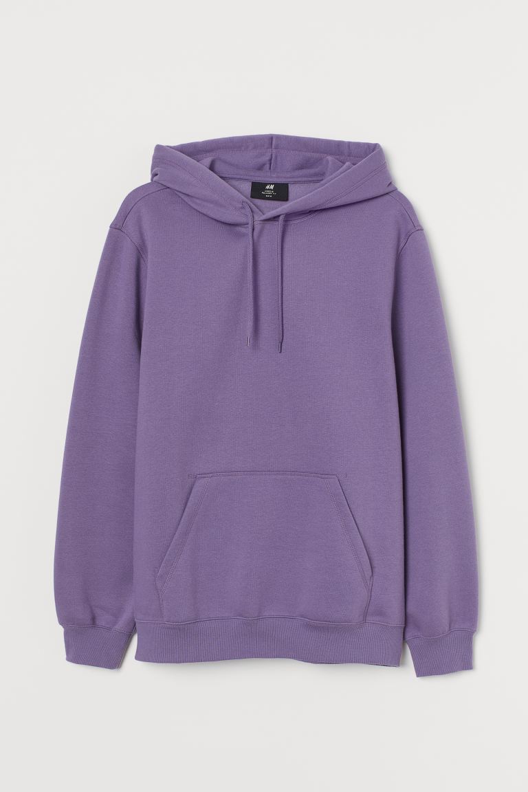 Relaxed Fit Hoodie-purple-0685814065