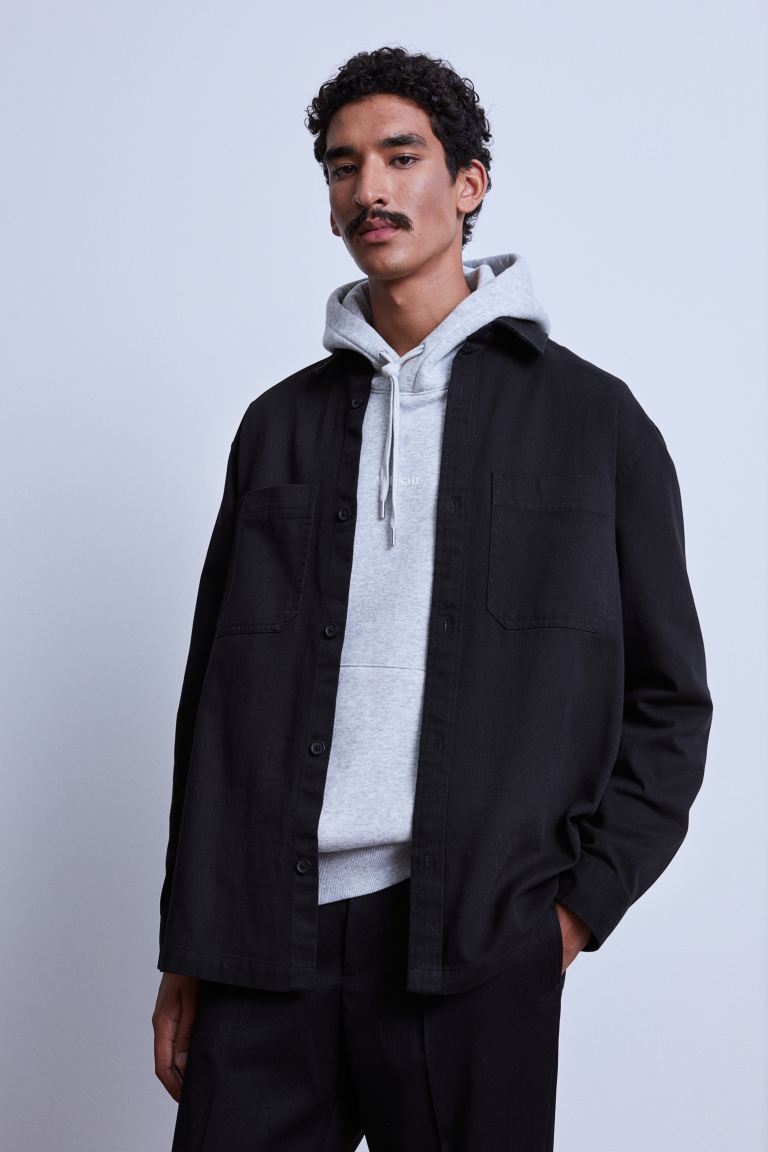 Regular Fit Overshirt-0944940005
