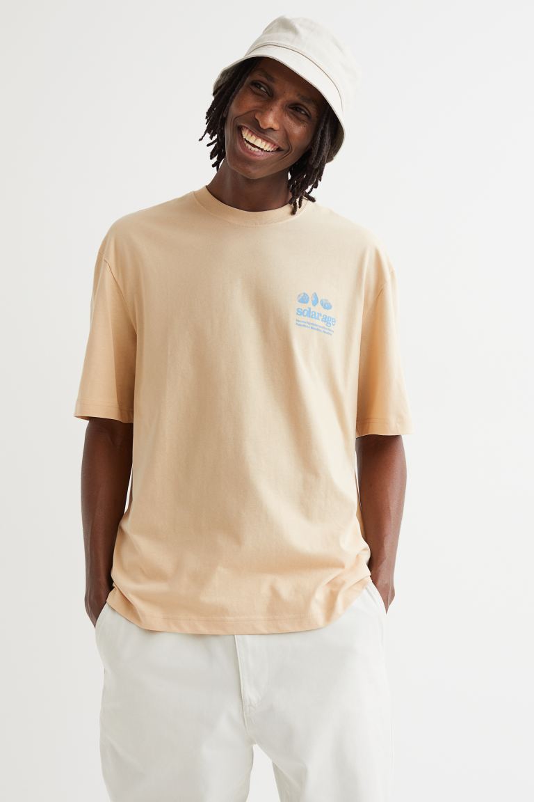 Relaxed Fit Cotton T-shirt-1032522008
