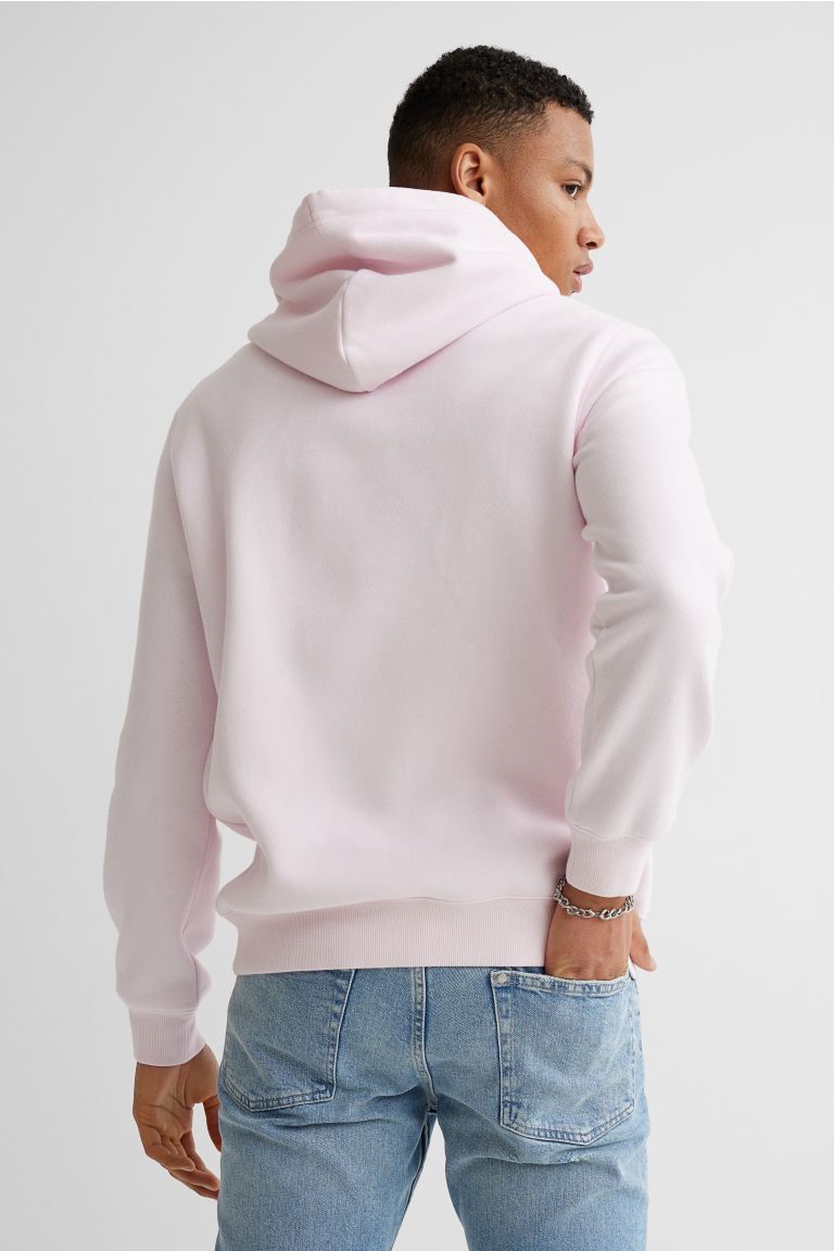 Relaxed Fit Hoodie-light pink-0970819015