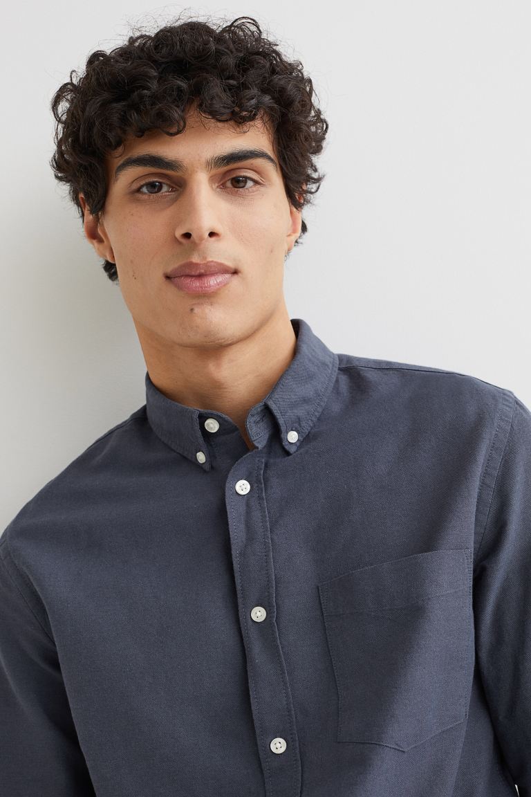 Regular Fit Oxford shirt-1013956011