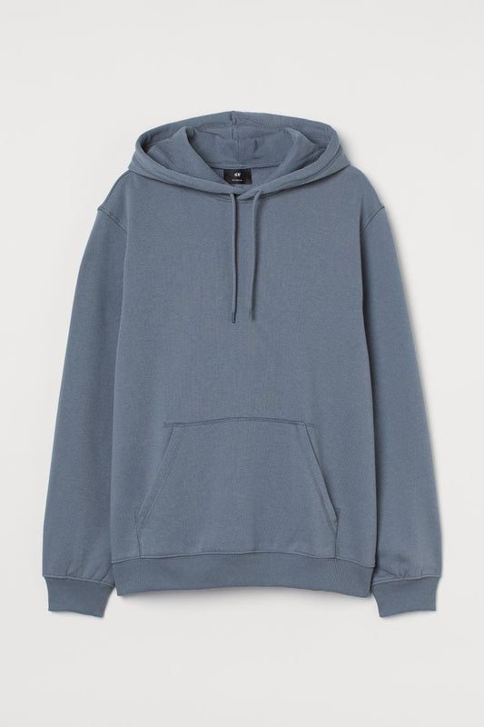 Relaxed Fit Hoodie-Dark grey-0970819012