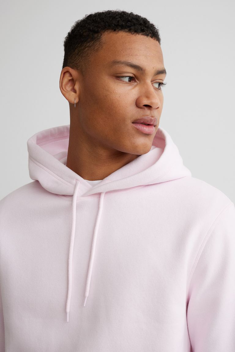 Relaxed Fit Hoodie-light pink-0970819015