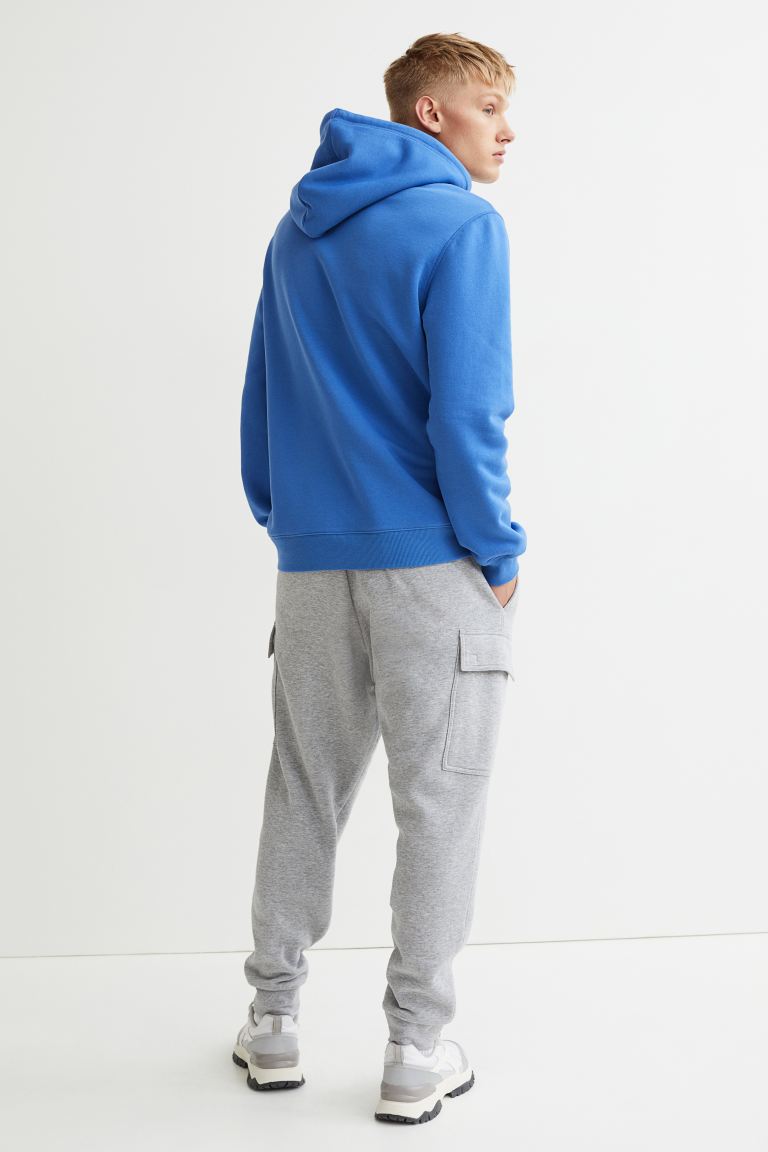Relaxed Fit Hoodie-Bright blue-0970819011