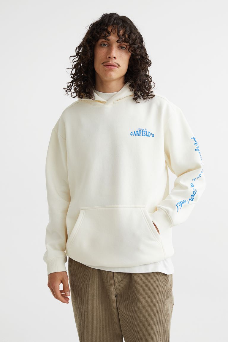 Relaxed Fit Hoodie-1065654010