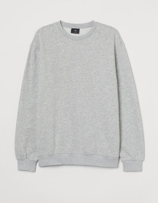 Relaxed Fit Sweatshirt (Light grey marl)-0970818002