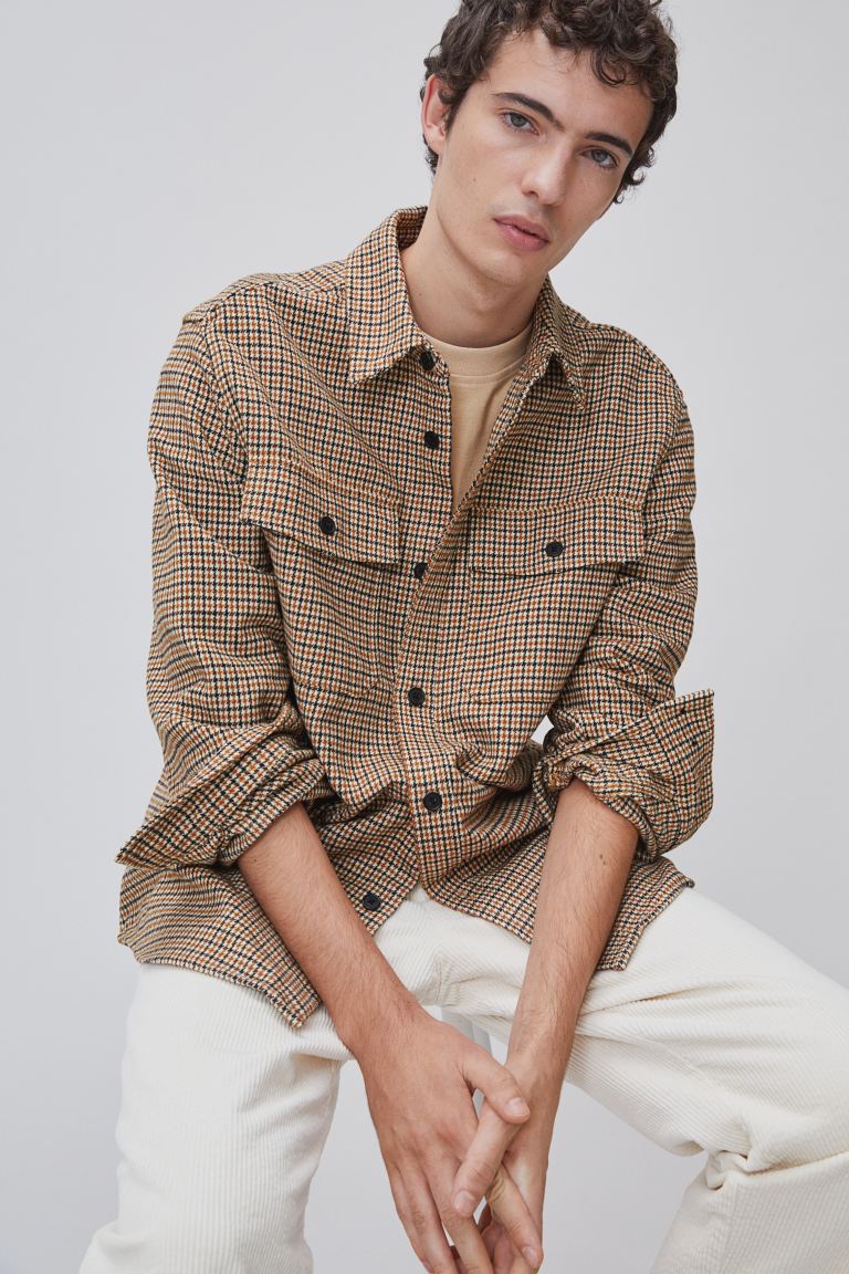 Twill Overshirt-0875217036