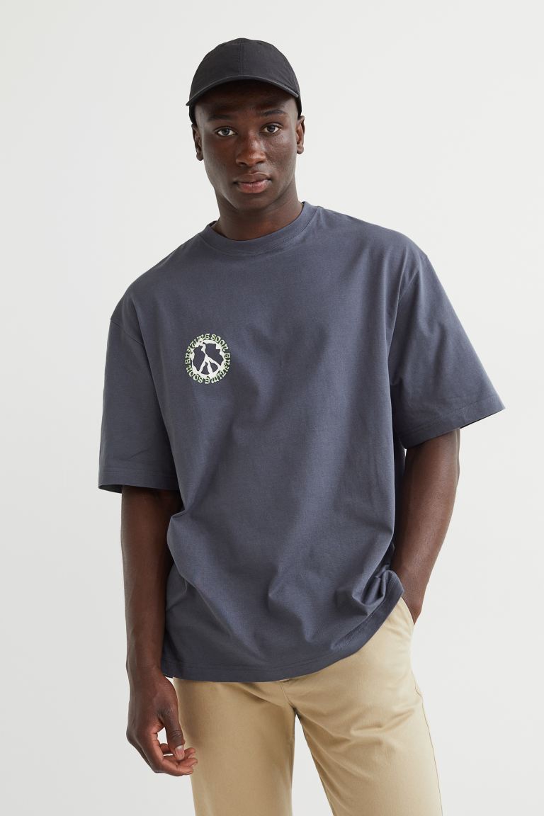 Relaxed Fit Cotton T-shirt-1032522006