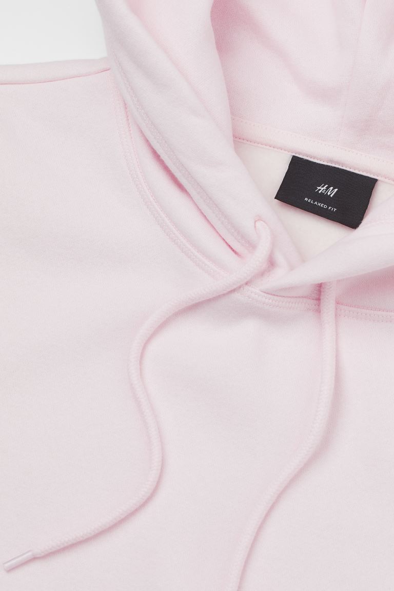 Relaxed Fit Hoodie-light pink-0970819015