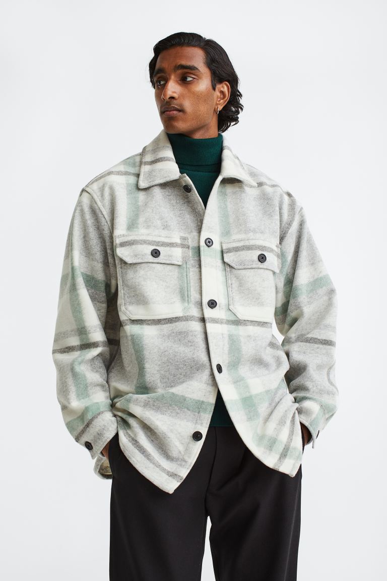 Relaxed Fit Overshirt-1079479004