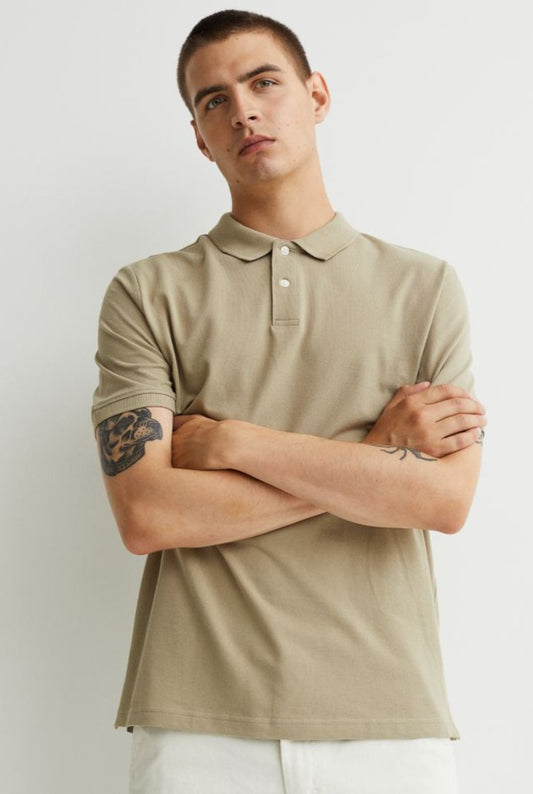 Regular Fit Polo shirts-khaki green-0961943005