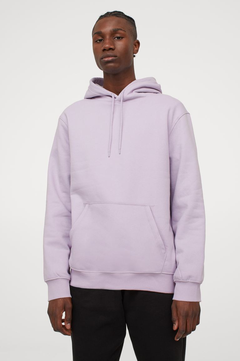 Relaxed Fit Hoodie-Light purple-0970819008