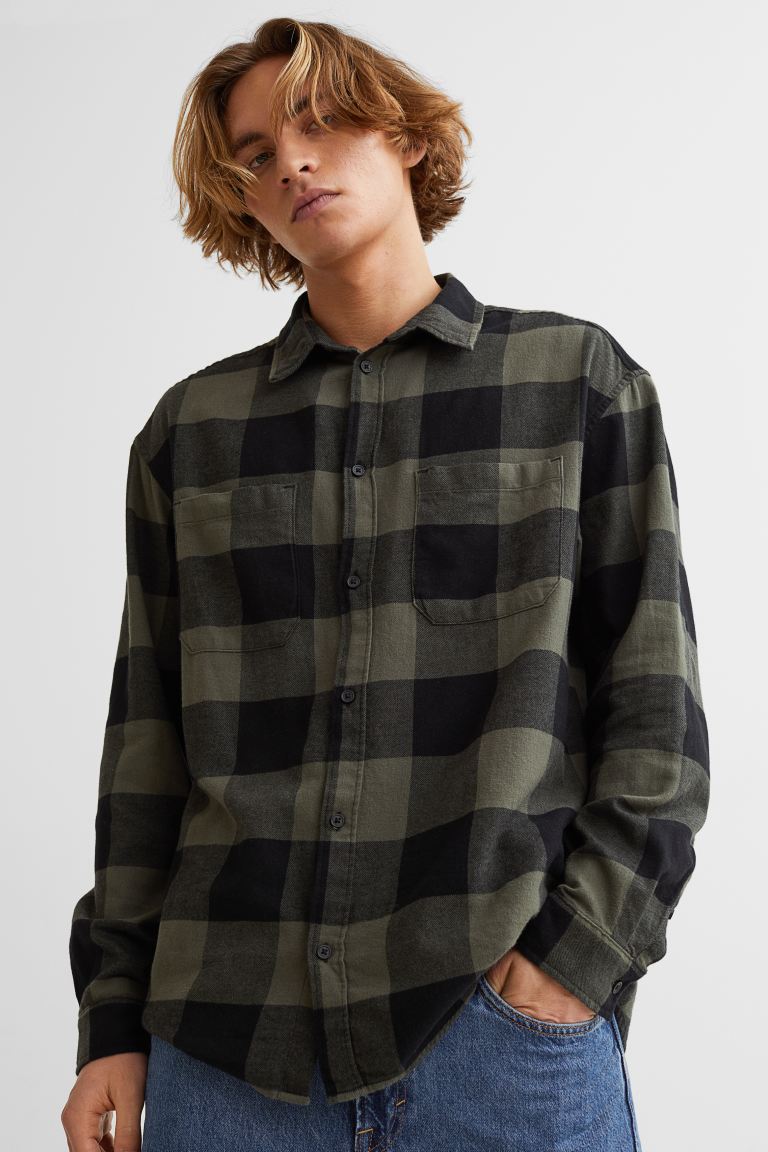 Relaxed Fit Twill shirt-1032855002