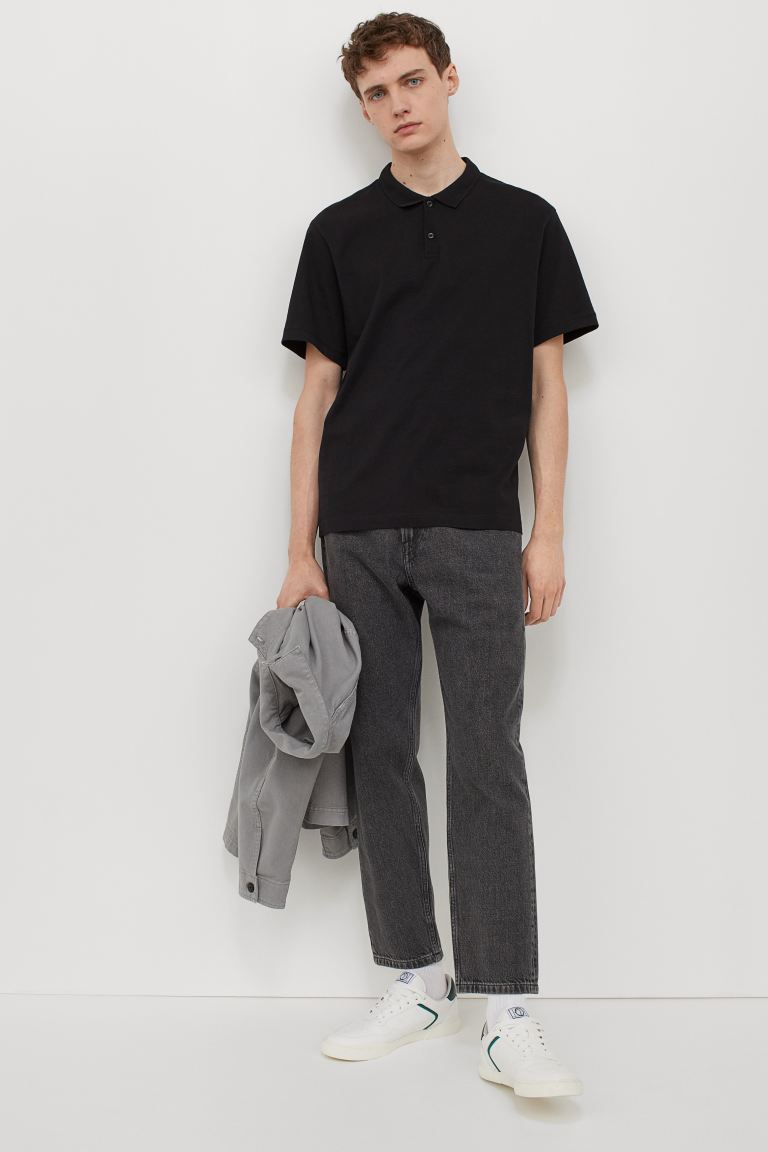 Regular Fit Polo shirts-black-0961943005
