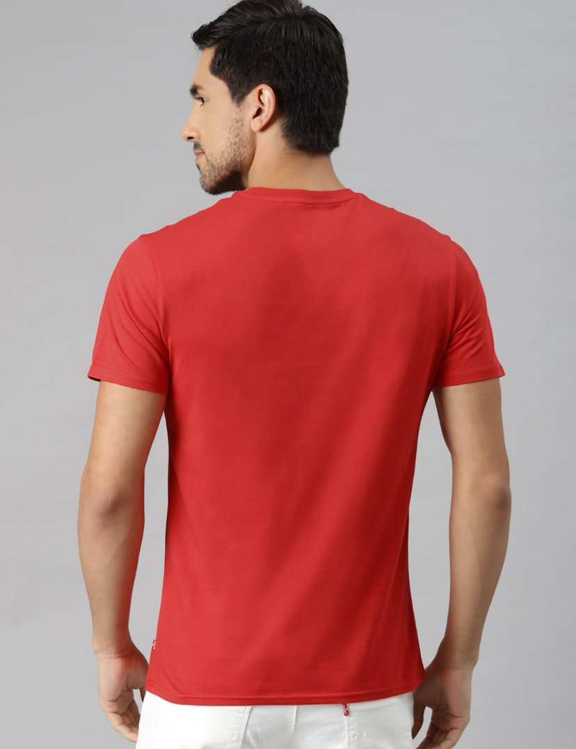 Men Red Printed T-shirt 16960-0477