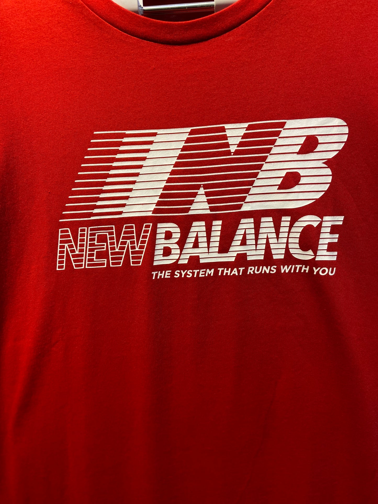 Typographic Brand Print Crew-Neck T-shirt-Mt03581-red