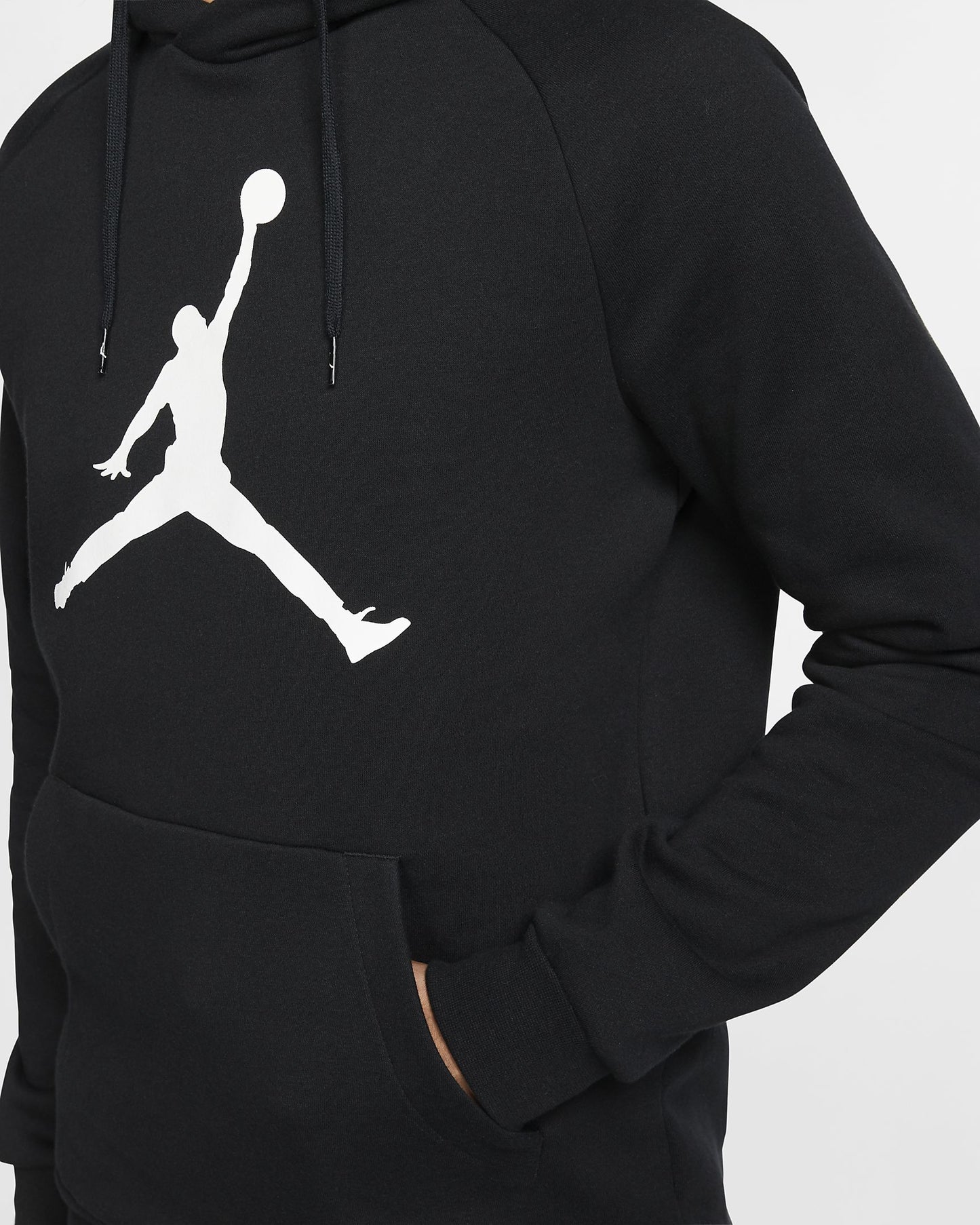 Men's Fleece Pullover Hoodie Jordan Jumpman Logo-av3145-010 - Discount Store