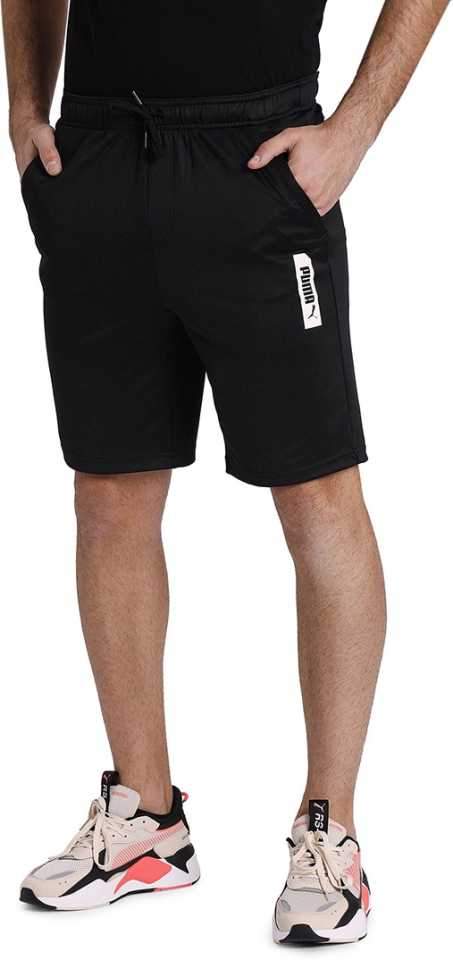 Men Black Regular Shorts - Discount Store