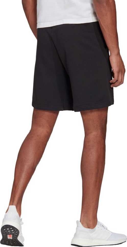 Solid Men Black Sports Shorts-Fi6134