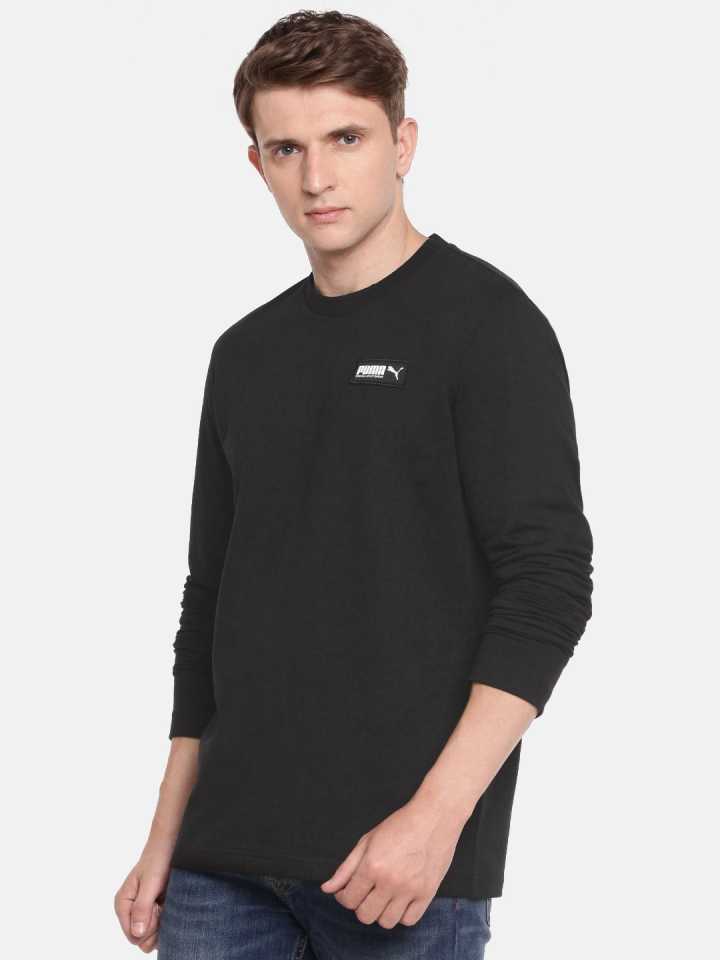 Full Sleeve Solid Men Sweatshirt-58452901