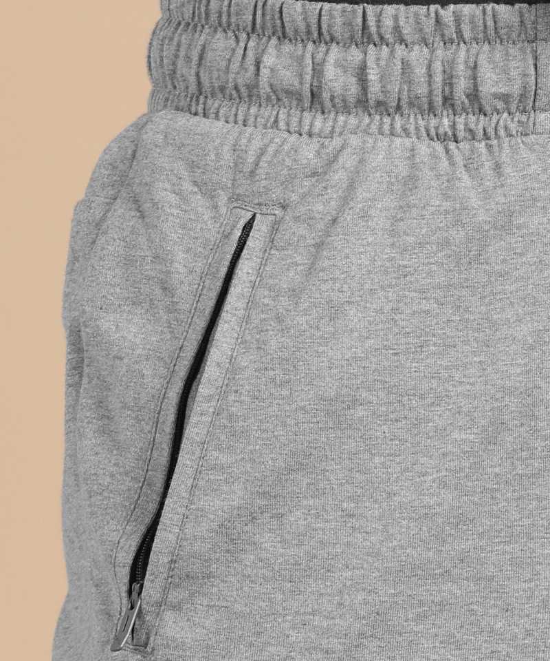 Solid Men Grey Sports Shorts - Discount Store