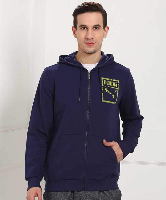 Full Sleeve Solid Men Sweatshirt - Discount Store