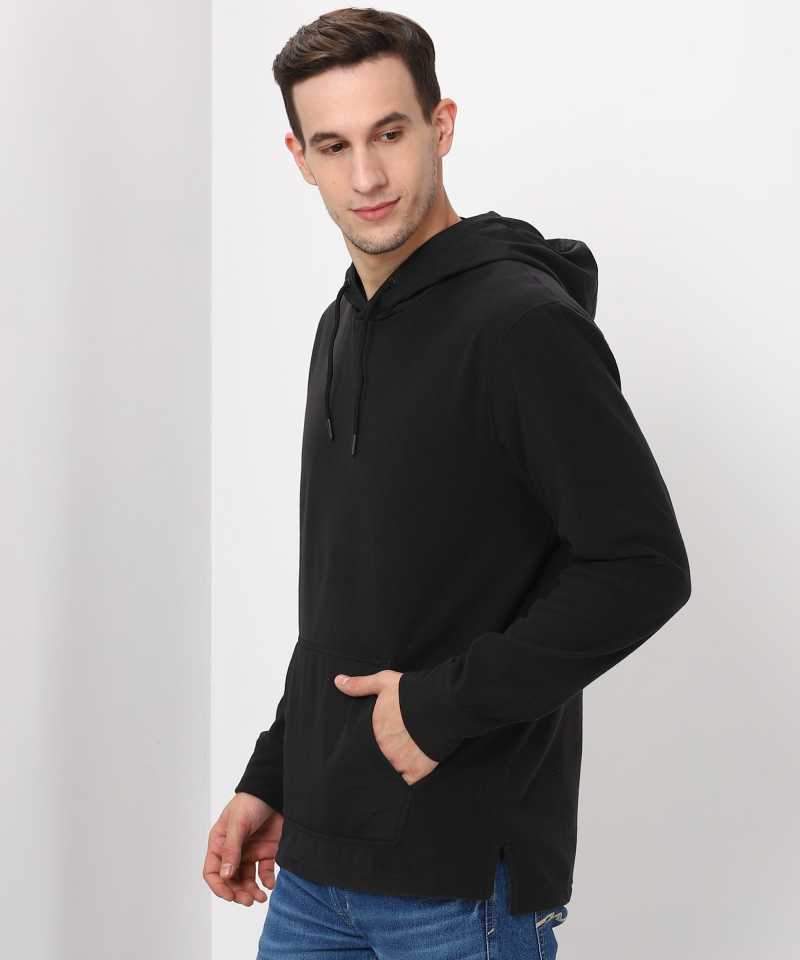 Full Sleeve Solid Men Sweatshirt - Discount Store