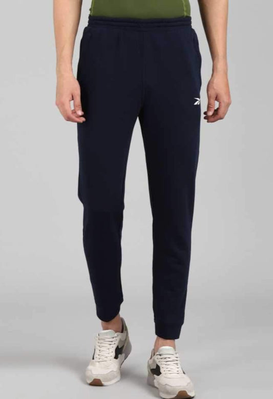 Solid Men Blue Track Pants-Gc6898