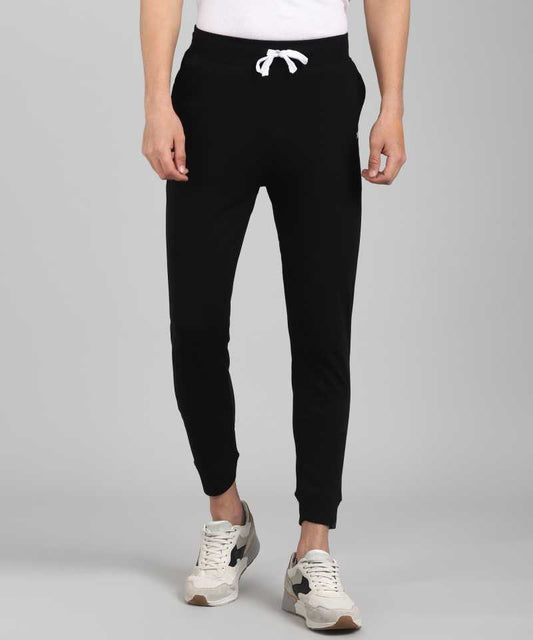 Killer  Solid Men Black Track Pants-KJ-LP-F505